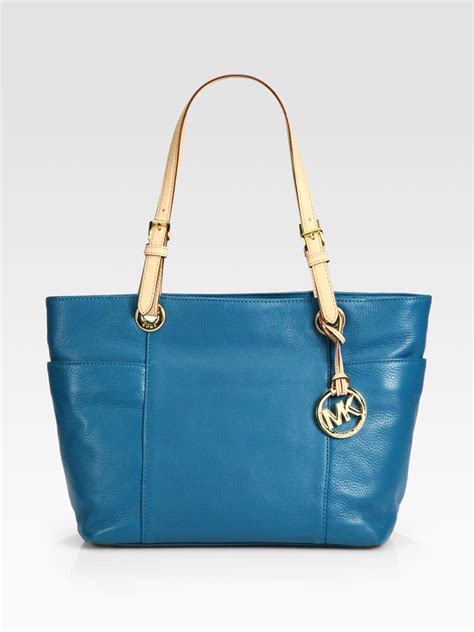 turquoise michael kors bag ebay|MK Michael Kors Turquoise Leather Bag .